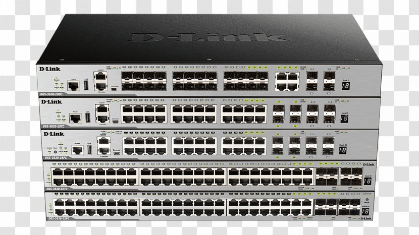 D-Link - Data Storage Device - 44 Port XStack Gigabit L3 Managed Switch Network Small Form-factor Pluggable Transceiver Power Over EthernetOthers Transparent PNG
