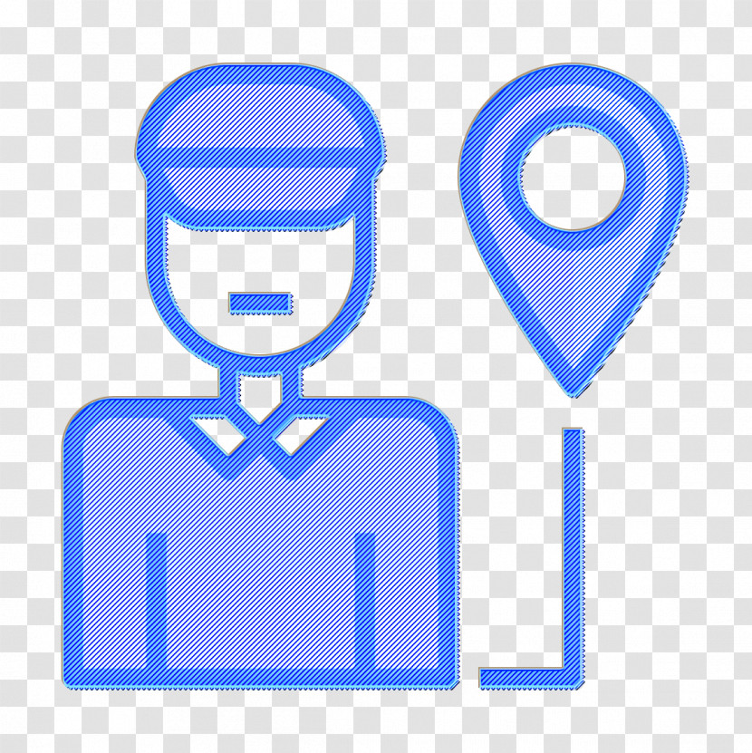 Delivery Man Icon Maps And Location Icon Logistic Icon Transparent PNG