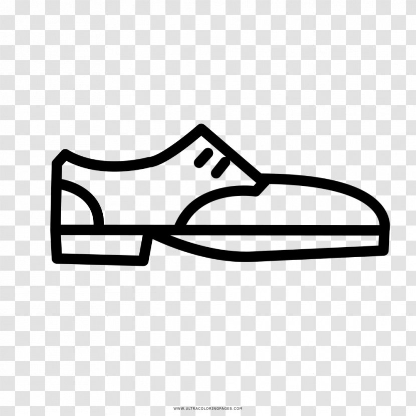 Shoe Drawing Footwear Black And White - Boot Transparent PNG