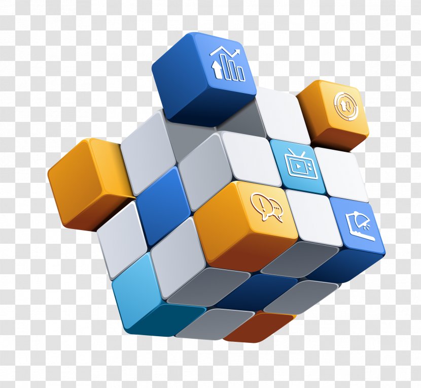 Euclidean Vector Poster - Rectangle - Creative Cube Transparent PNG