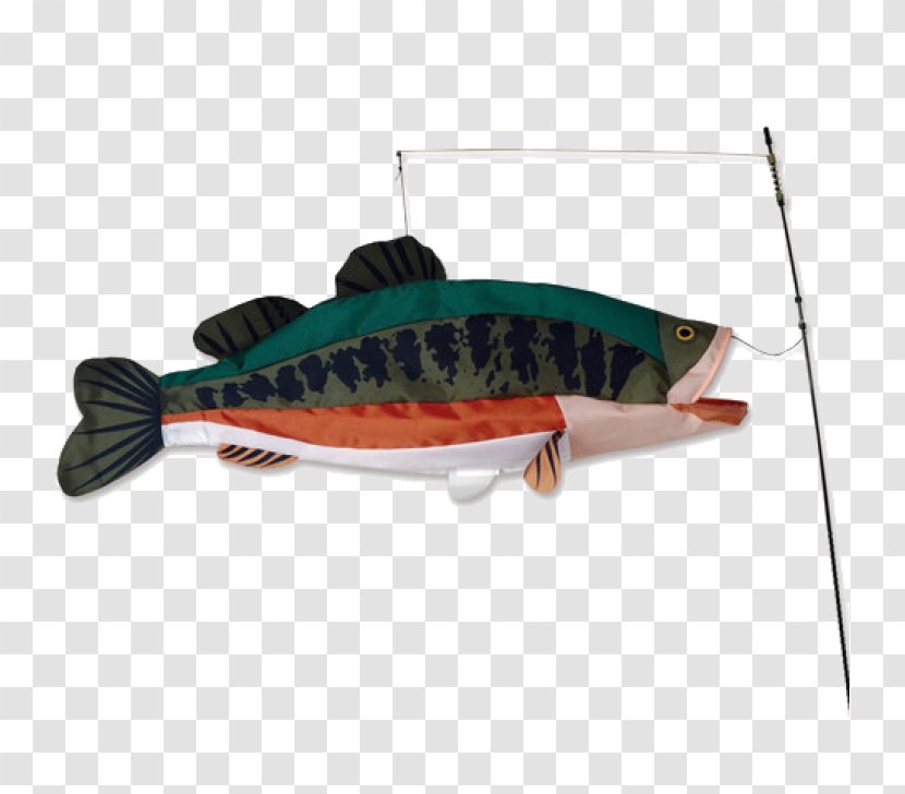 Largemouth Bass Fish Windsock - Salmon Transparent PNG