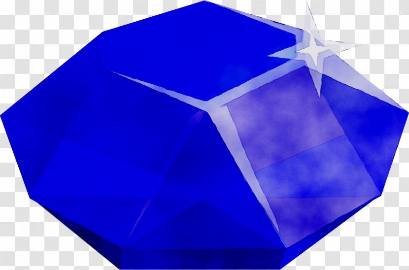 Product Design Angle Crystallography - Electric Blue - Sapphire Transparent PNG