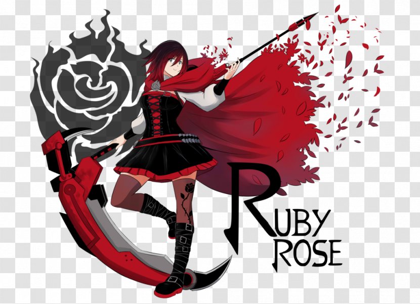 Desktop Wallpaper DeviantArt Logo - Rwby - Ruby Rose Transparent PNG