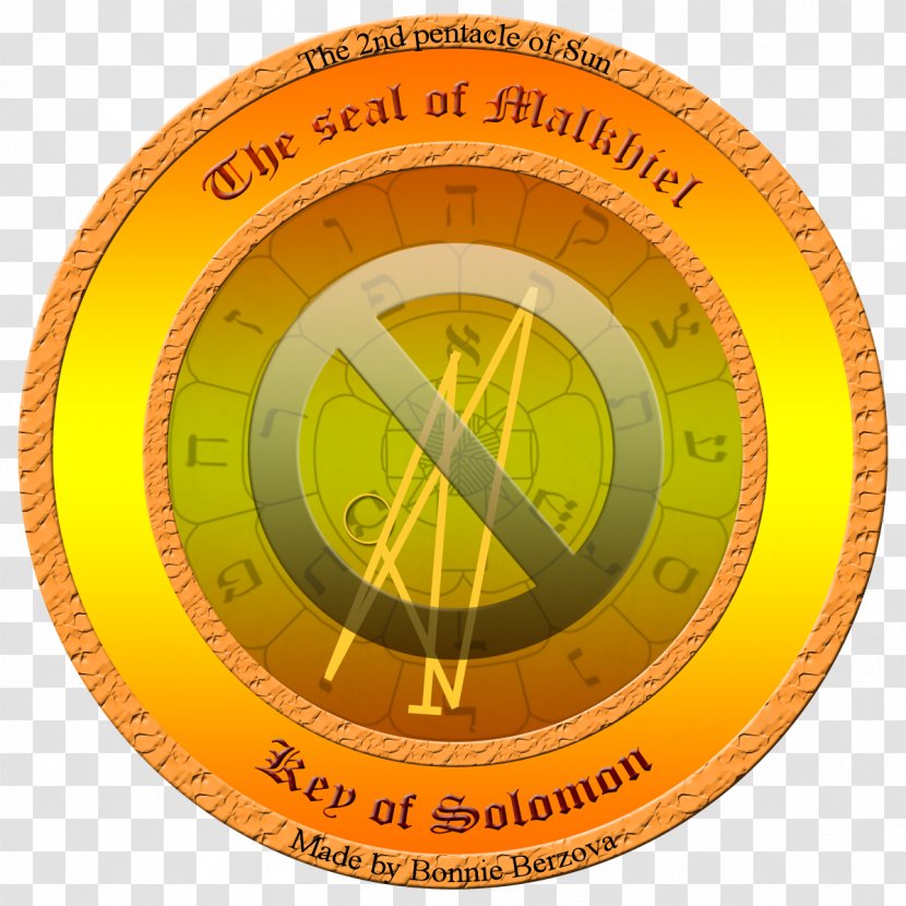 Key Of Solomon Pentacle Arbatel De Magia Veterum Kabbalah Sefirot - Hebrew Transparent PNG