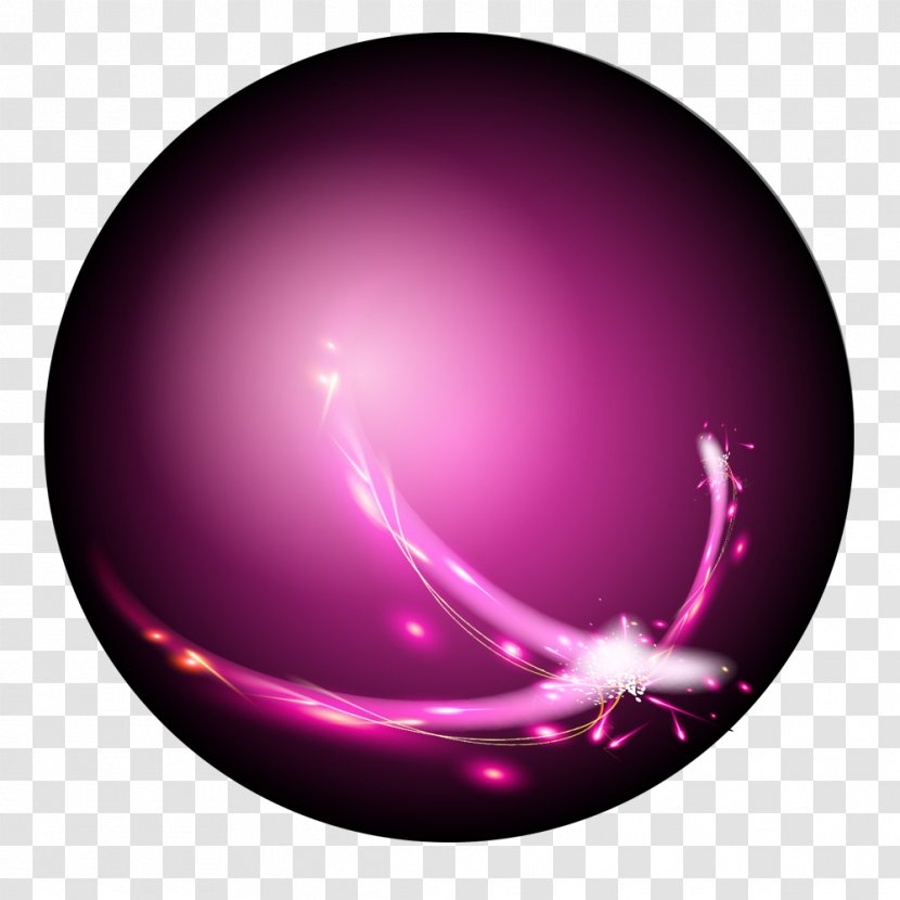 Particle - Disk - Purple Circle Decorative Particles Transparent PNG