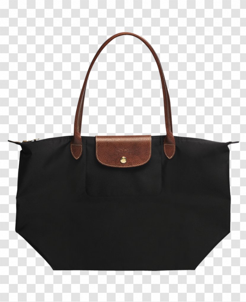 Tote Bag Handbag Longchamp Leather - Blue Elegant Transparent PNG
