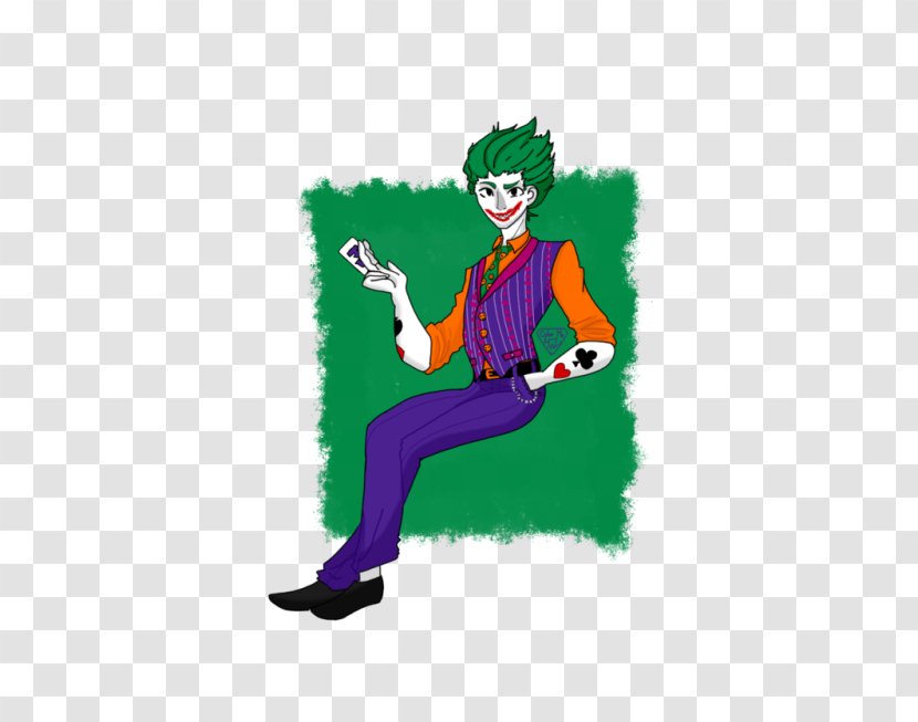 Joker Cartoon - Green Transparent PNG
