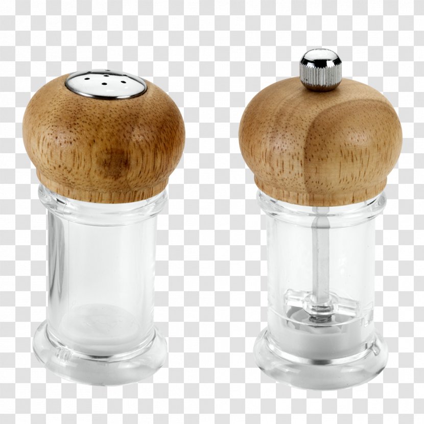 Salt And Pepper Shakers Pepper-box Table Wood - Glass Transparent PNG