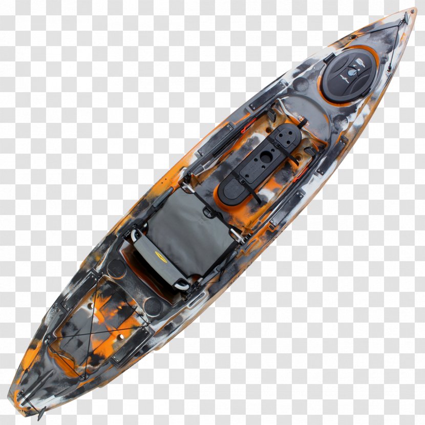 Yacht 08854 Ocean Kayak Prowler Big Game II Angling - Silhouette - Orange Fish Transparent PNG