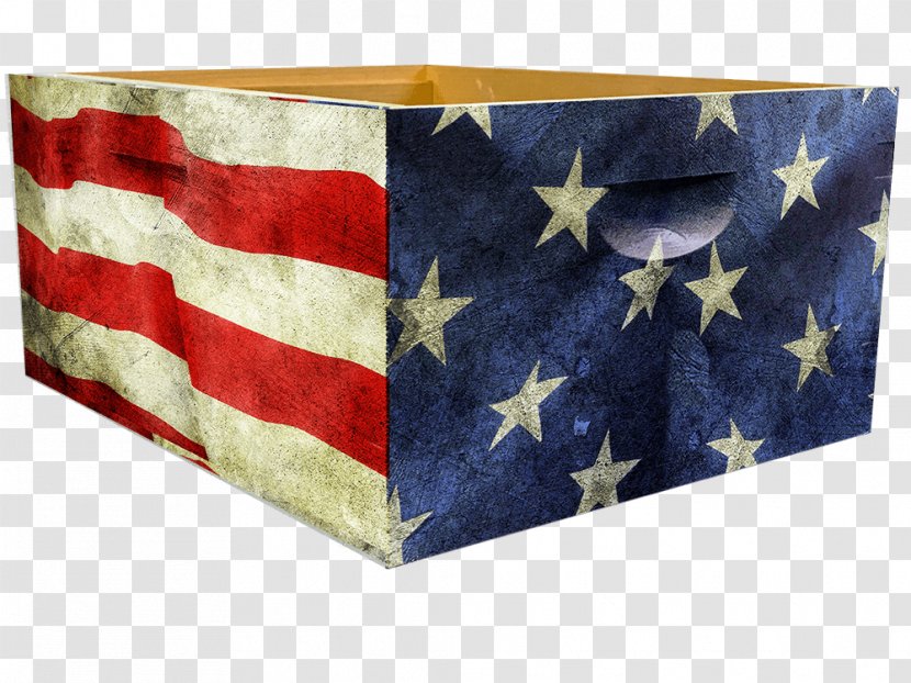 Flag Of The United States Beehive Rectangle - Americans - Distressed American Transparent PNG