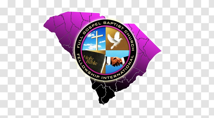 Full Gospel Baptist Church Fellowship South Carolina Pastor Logo - Purple - Wixcom Transparent PNG