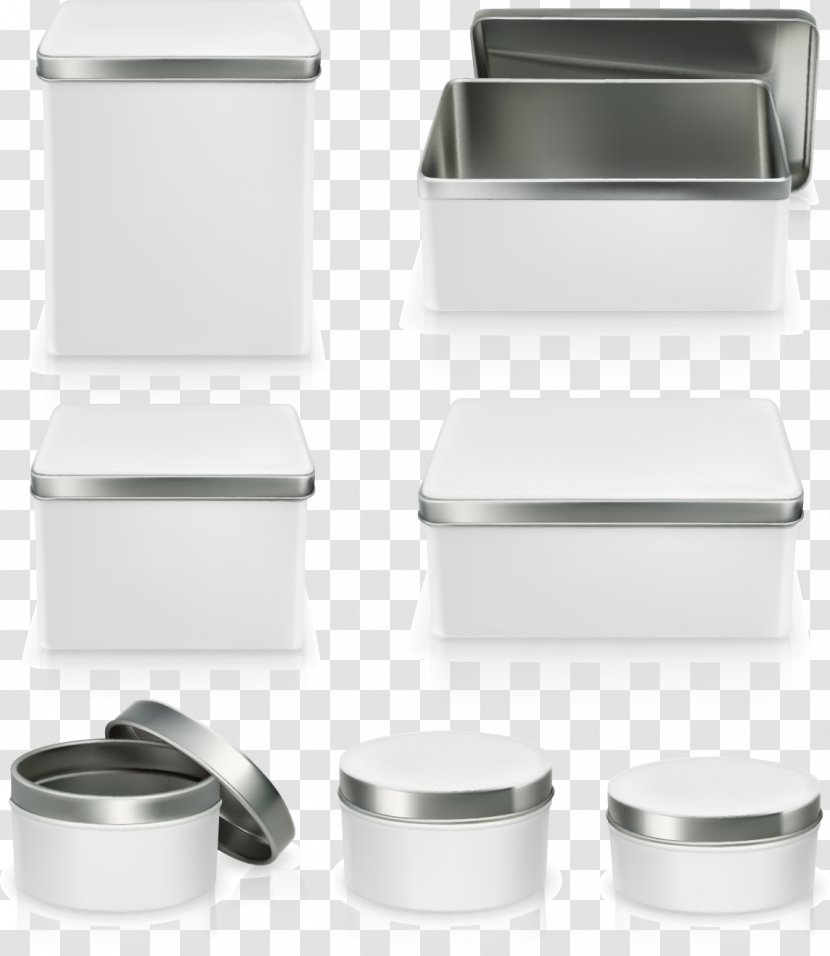 Tin Box Can Metal - Lid - Iron Transparent PNG
