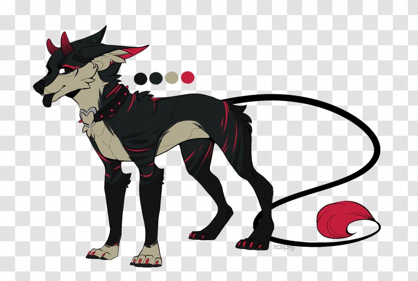 Dog Clip Art Illustration Legendary Creature Leash - Fictional Character Transparent PNG