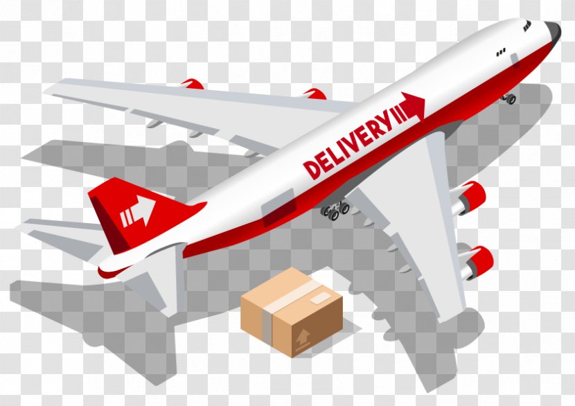 Wide-body Aircraft Flight Airplane - Airline - Express Red Transparent PNG