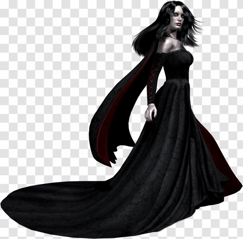 Robe Dress Halloween Evening Gown - Tree - Vampire Transparent PNG