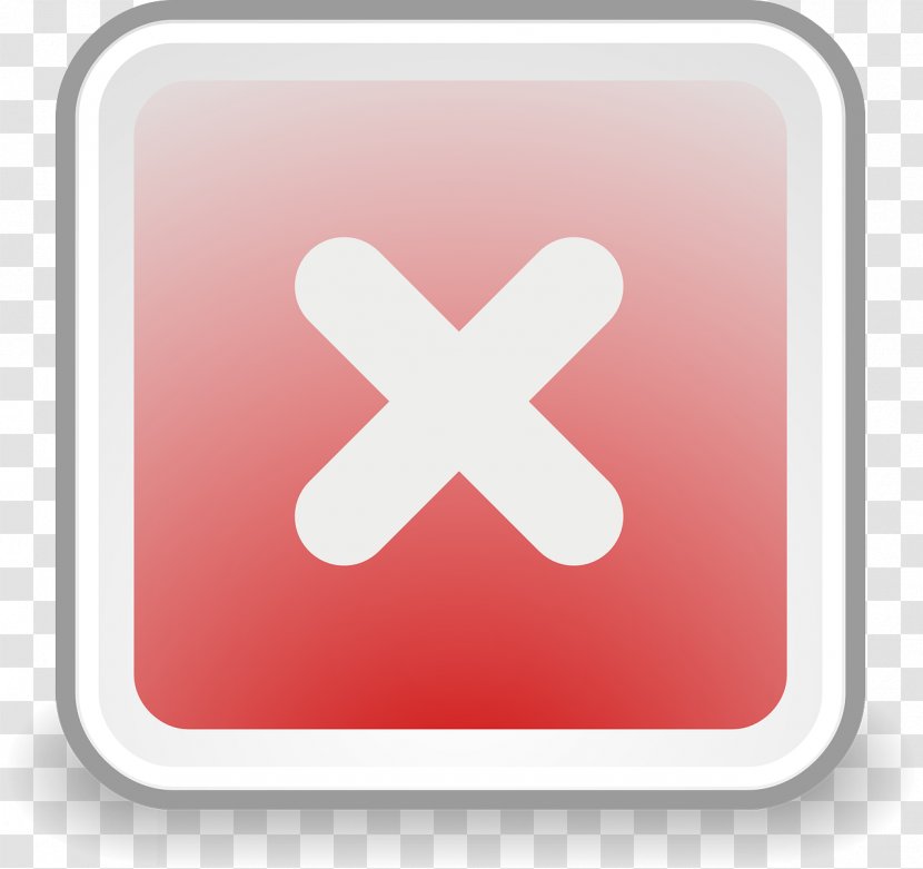 Symbol Clip Art - Sign - Red Cross Transparent PNG