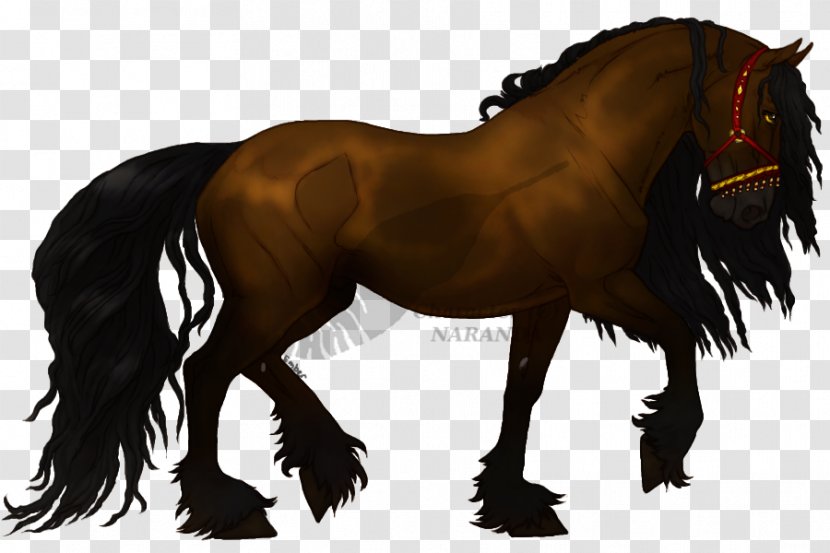 Friesian Horse Mane Stallion Mustang Mare - Pony Transparent PNG