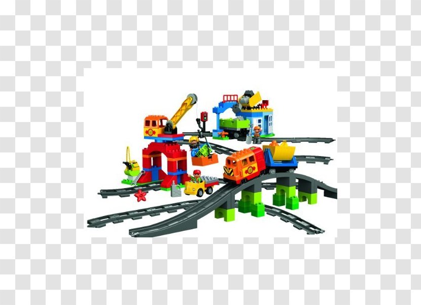 LEGO 10508 DUPLO Deluxe Train Set Lego Duplo Toy Block - Locomotive Transparent PNG