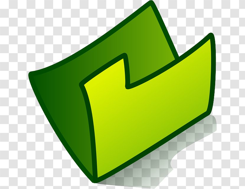 Free Content Clip Art - Symbol - Green Folder Empty Image Icon Transparent PNG