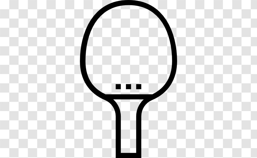 Ping Pong Paddles & Sets Sport Clip Art - Black And White Transparent PNG