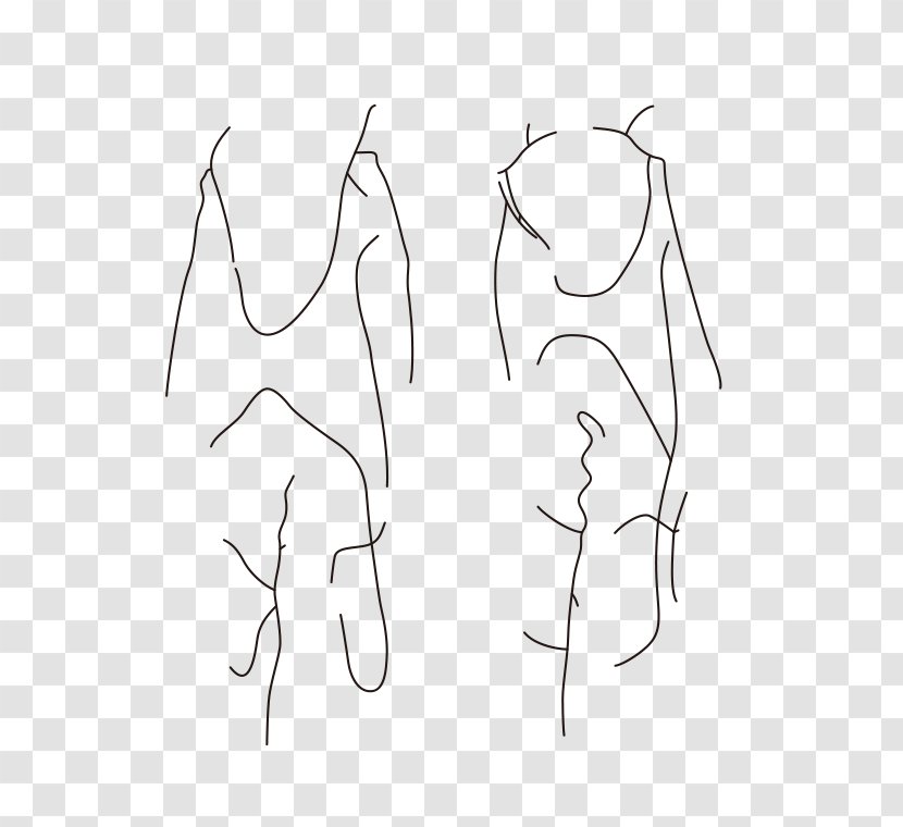 Drawing Monochrome - Flower - Flippers Transparent PNG