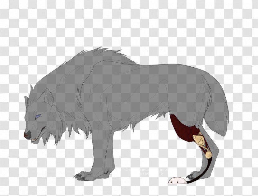 Dog Werewolf DeviantArt Black Wolf - Cartoon Transparent PNG