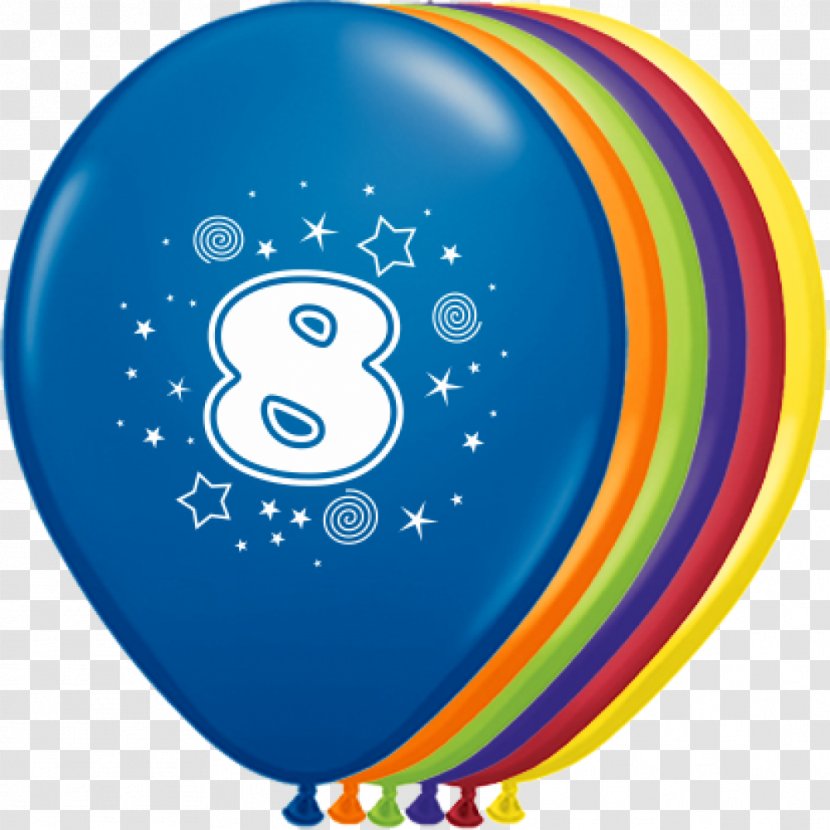Toy Balloon Birthday Party Number - Gold Transparent PNG