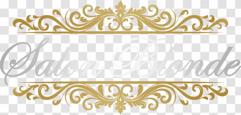 Arame Salon And Spa Beauty Parlour Cosmetics Blonde - Material - Golden Ornament Transparent PNG