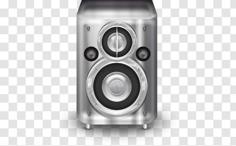 Computer Speakers Loudspeaker - Silhouette - Speaker Icon Transparent PNG
