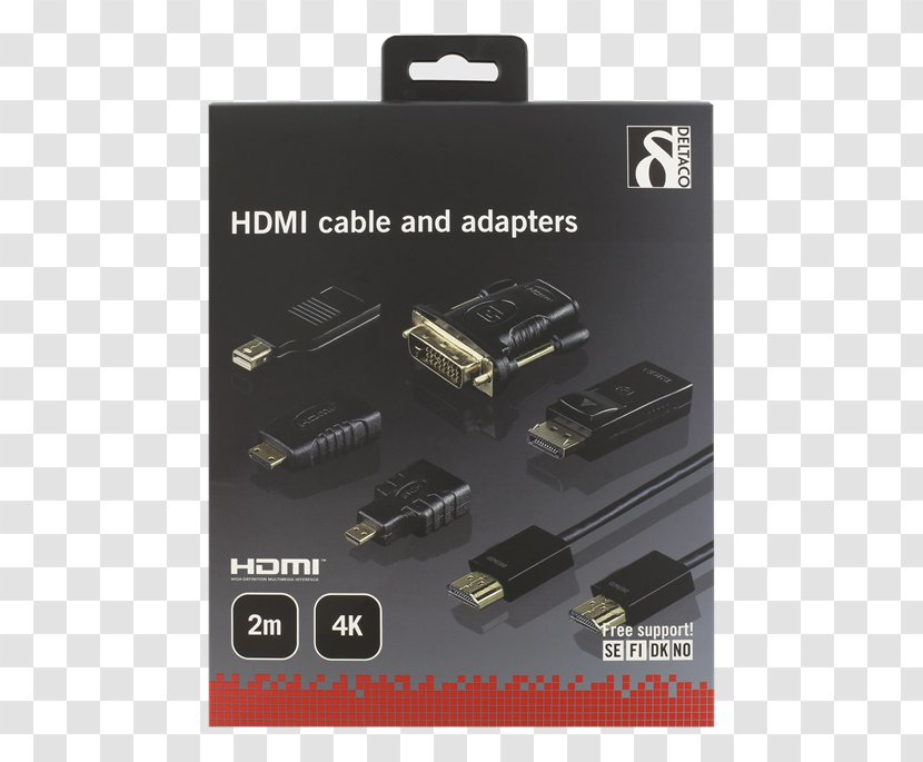 HDMI 4K Resolution Consumer Electronics Control 2160p High-bandwidth Digital Content Protection - Hdmi - Cable Transparent PNG