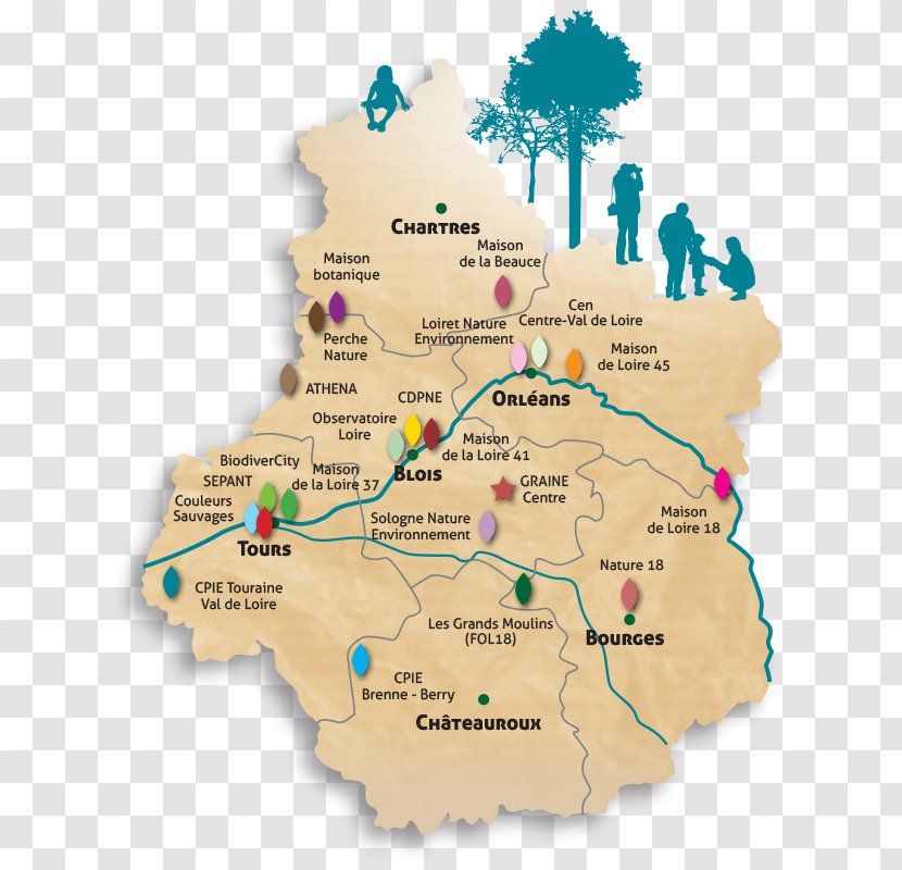 Regions Of France Regional Council Center-Val De Loire Map Brenne - Centre Region - Landscape Transparent PNG