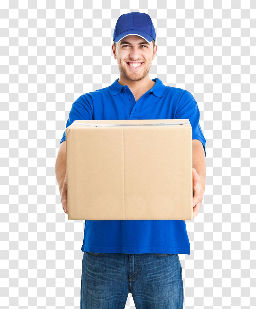 Delivery Man Pizza Courier United Parcel Service - Transport - While Carrying Foreign Workers Picture Box Transparent PNG