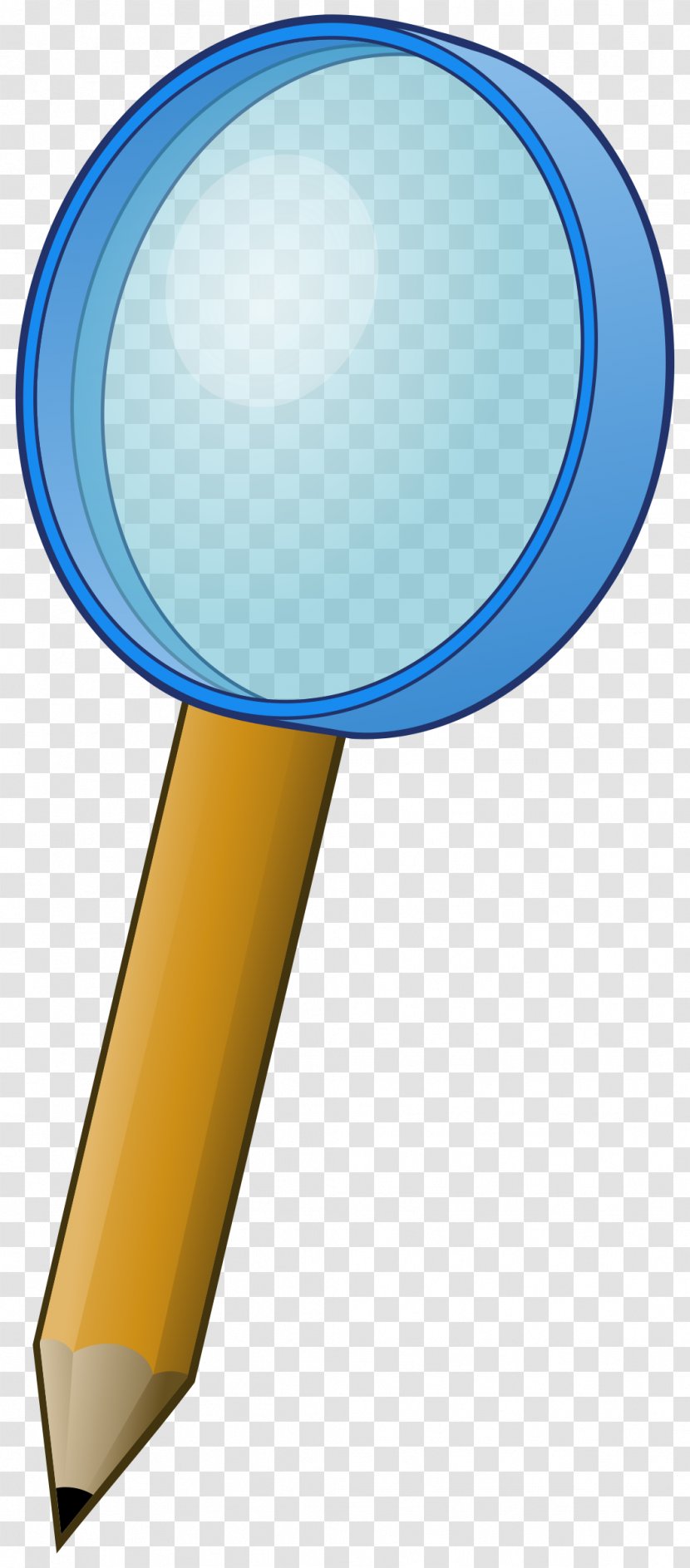 Paper Magnifying Glass Pencil Clip Art - Drawing - Loupe Transparent PNG