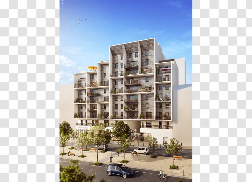 Building Apartment Boulevard Ornano Rue Danton Emerige - Saintdenis - Espace De VenteResidence Transparent PNG