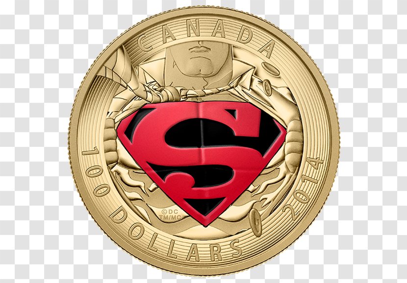 Superman Royal Canadian Mint The Coin Shoppe Comic Book - Medal Transparent PNG