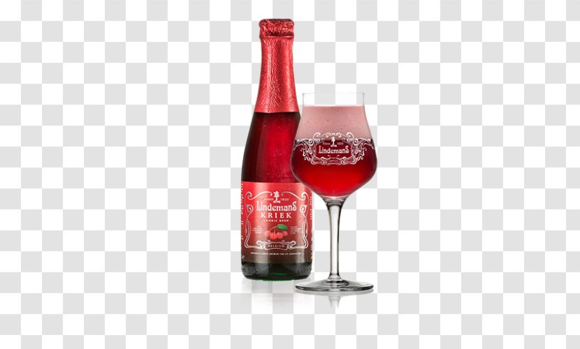 Lindemans Brewery Kriek Lambic Framboise Beer - Barware Transparent PNG