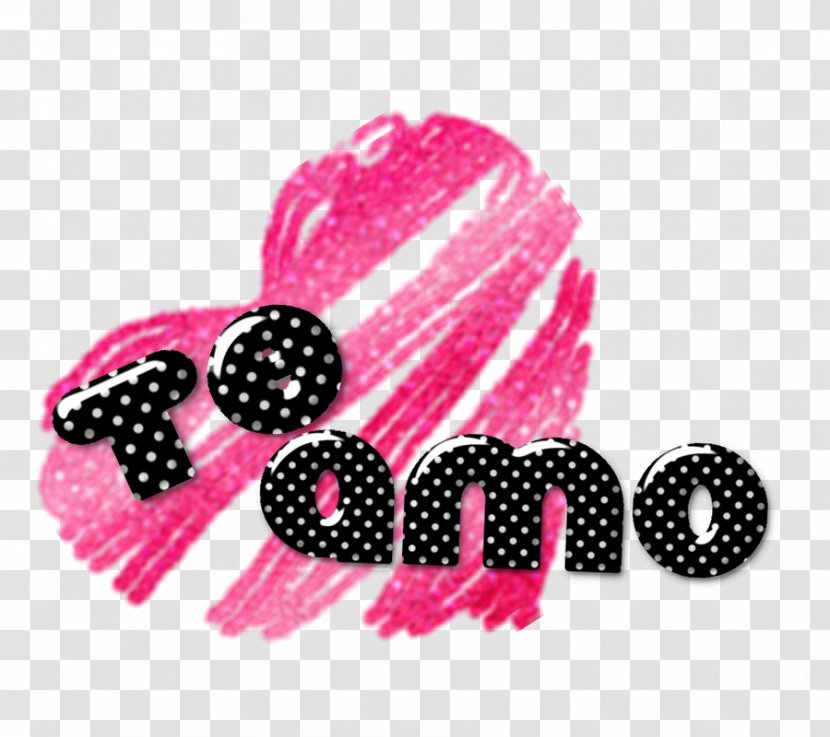 Polka Dot Pink M Font - Amo Transparent PNG