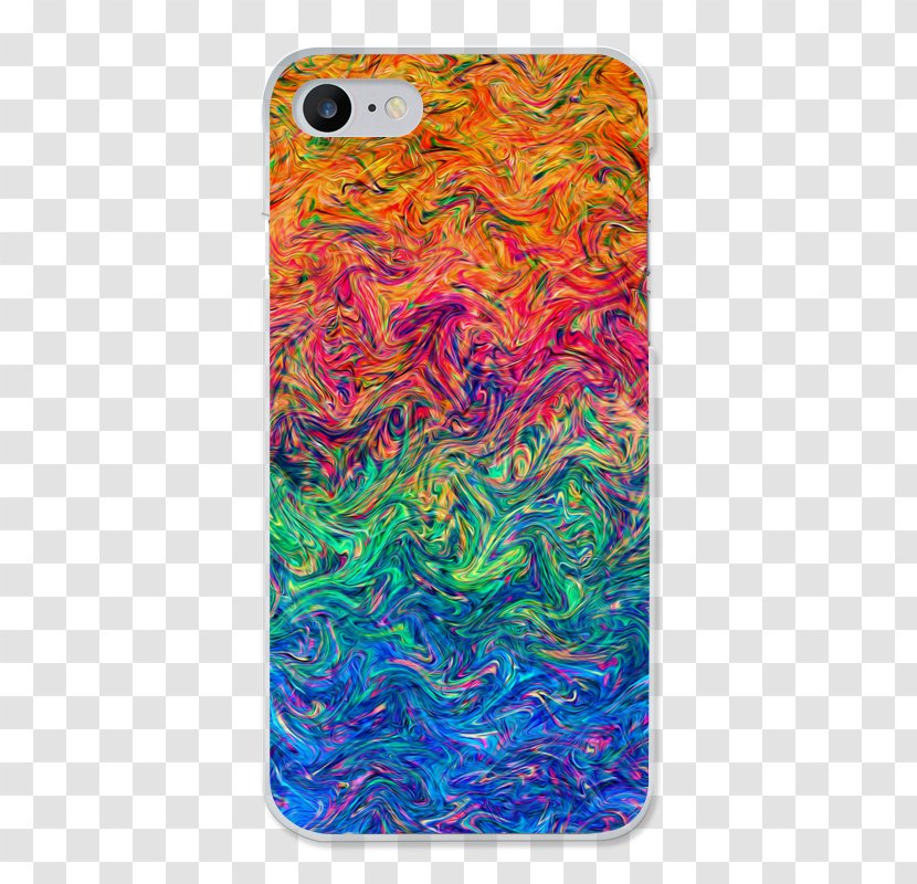 IPhone 7 Plus 4 X 6 Mobile Phone Accessories - Iphone - Color Splash Paint Material Transparent PNG