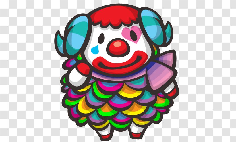 Animal Crossing: New Leaf Amiibo Festival Video Game Clip Art - Clown - Villagers Transparent PNG