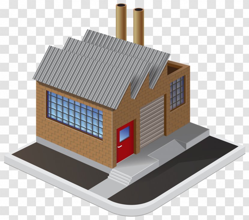 Industry Building Factory Manufacturing - House Transparent PNG