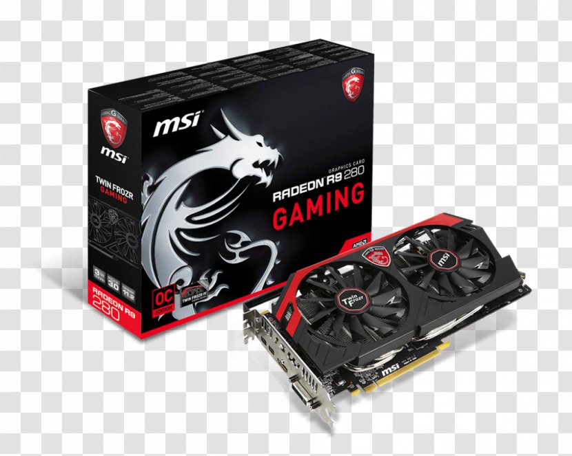 Graphics Cards & Video Adapters AMD Radeon Rx 200 Series R9 290X Micro-Star International - Computer Cooling - Hd 5870 Transparent PNG