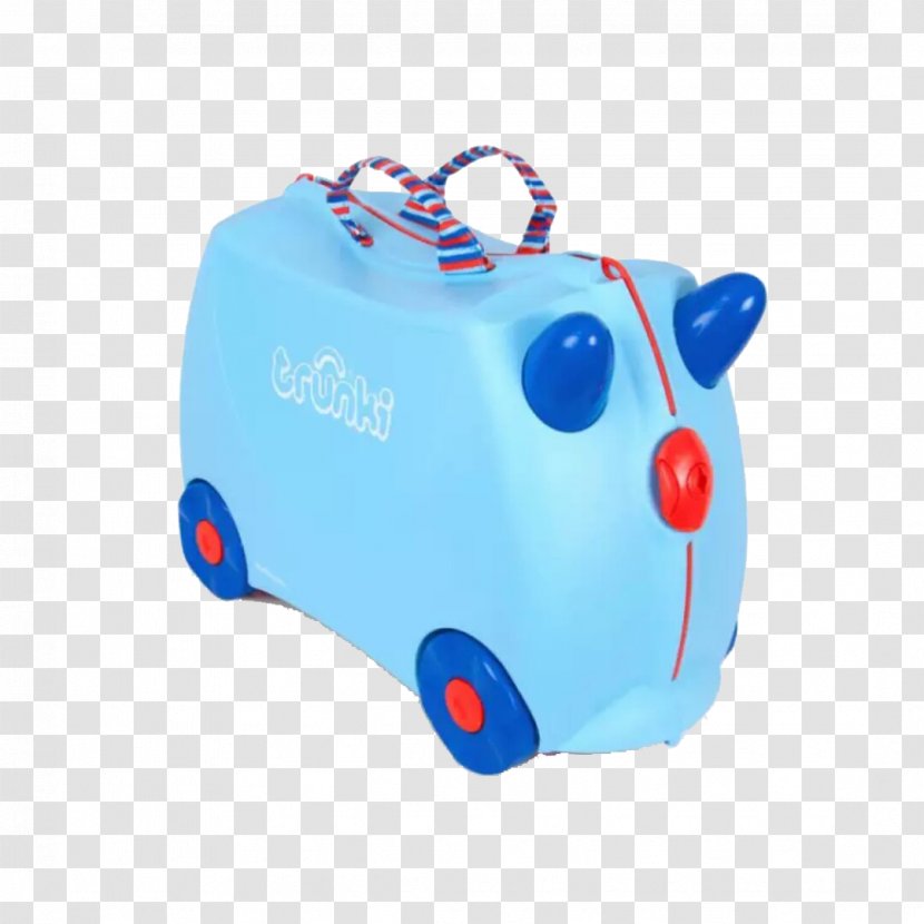 The Gruffalo Trunki Suitcase Baggage Bus - Hand Luggage - Cute Blue Transparent PNG