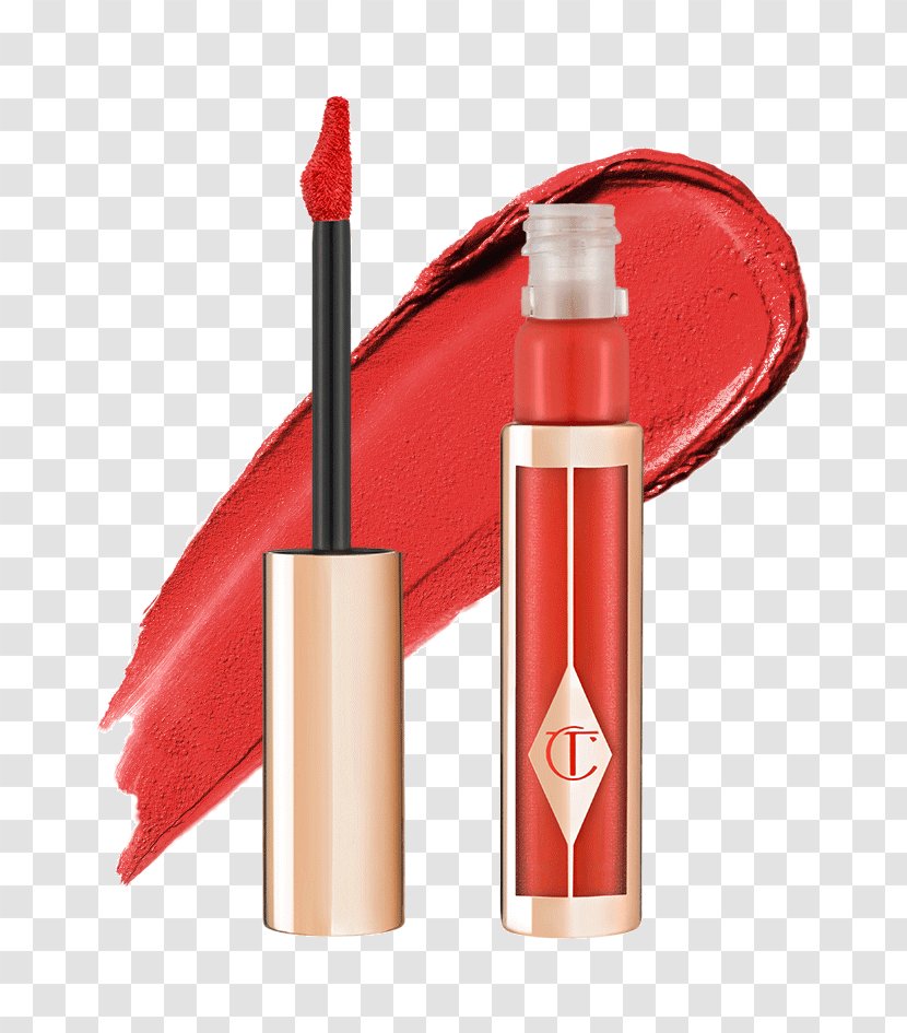 Lipstick Charlotte Tilbury Hot Lips Lip Stain Cosmetics - Gloss - Walk Of Fame Transparent PNG