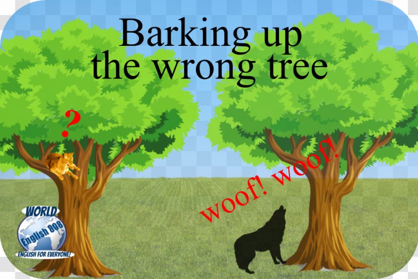 Barking Up The Wrong Tree Dog Keyword Tool - Text Transparent PNG