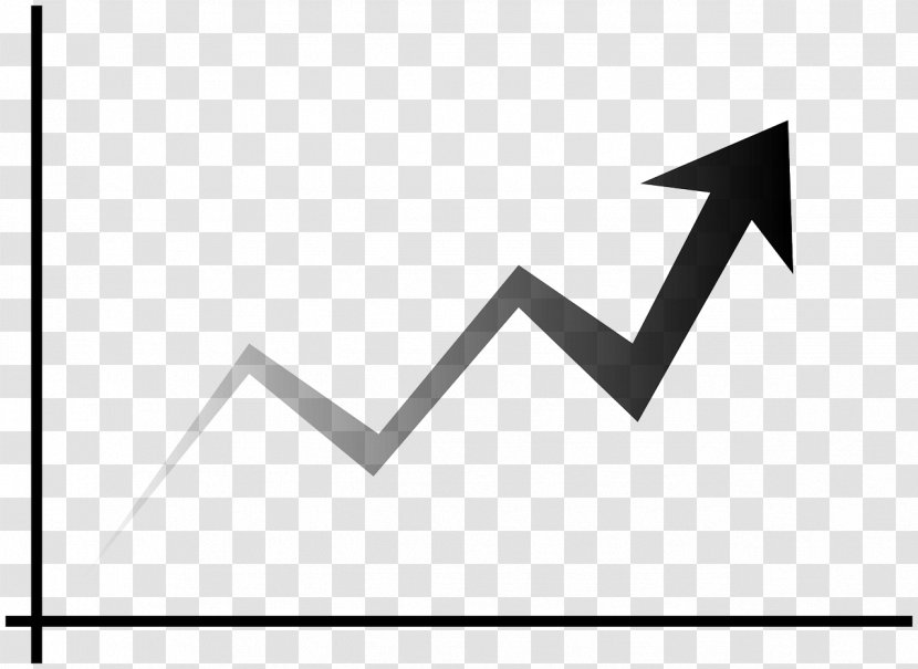 Trend Line Chart Market Graph Of A Function - Business Growth Transparent PNG