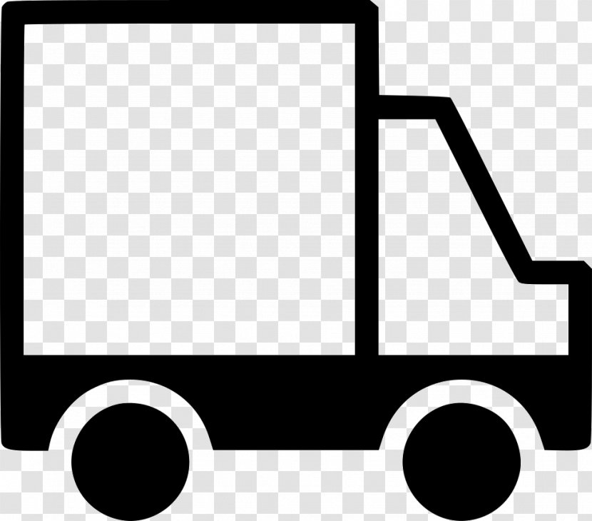 Clip Art Image Desktop Wallpaper - Monochrome - Black Box Truck Transparent PNG