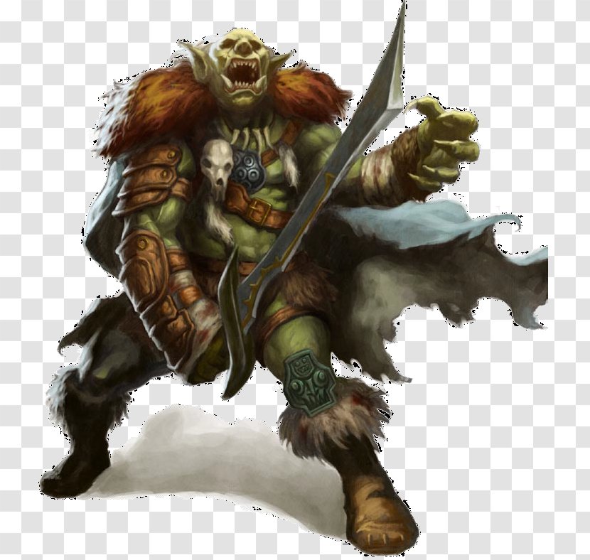Pathfinder Roleplaying Game Dungeons & Dragons Half-orc Role-playing - Barbarian Transparent PNG