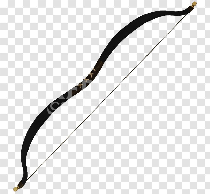 Larp Bow And Arrow English Longbow Recurve - Knight Transparent PNG