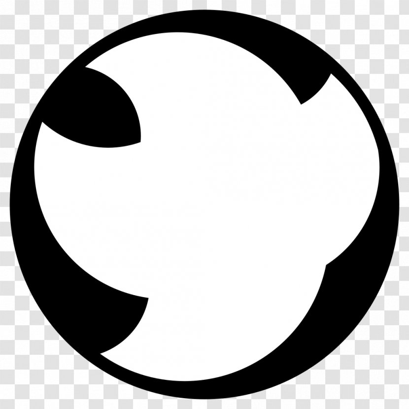 Circle Point White Crescent Clip Art Transparent PNG