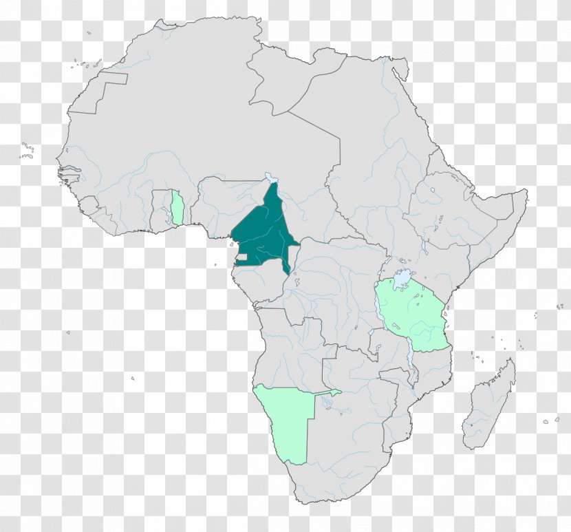 Kamerun German Colonial Empire Cameroon Map Congo - Colonialism Transparent PNG